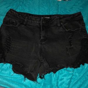 Black Lace Shorts
